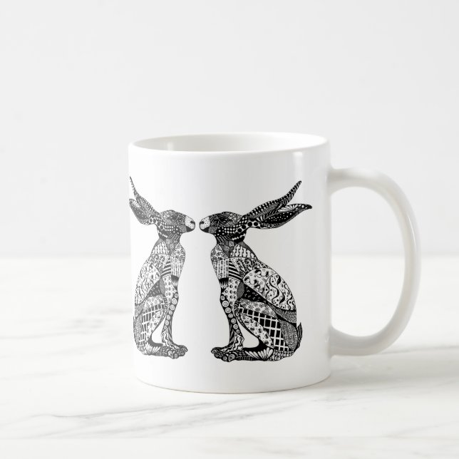 Caneca De Café Lebres de assento (Direita)