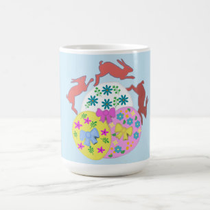 Caneca De Café Lebres Saltitantes