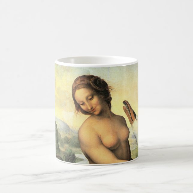 Caneca De Café Leda e o Cisne de Leonardo da Vinci (Centro)