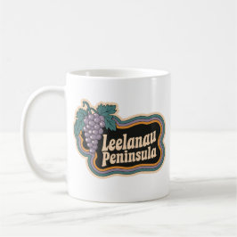 Caneca De Café Leelanau 70s Retro Michigan Vintage Coffee Mug