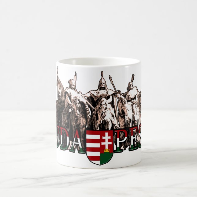 Caneca De Café Legado guerreiro de Budapeste (Centro)