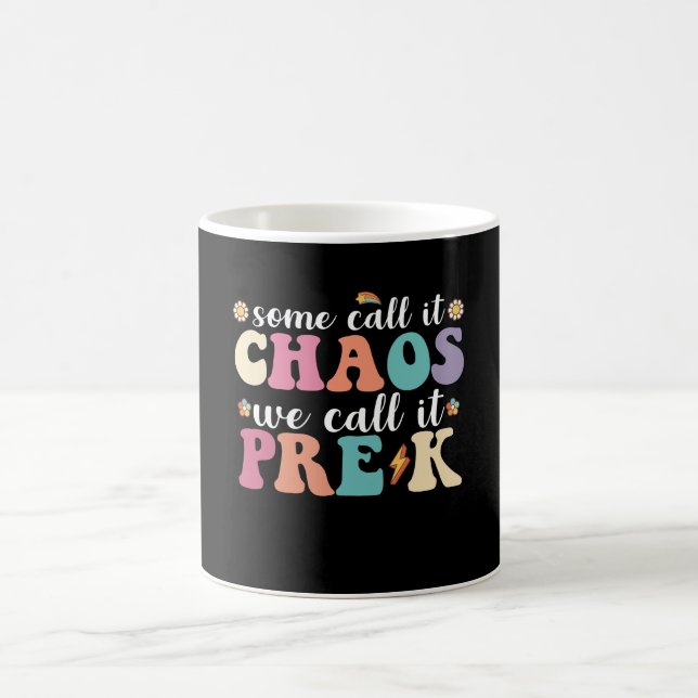 Caneca De Café Legal Alguns Chamam de Caos Nós Chamamos de Profes (Centro)