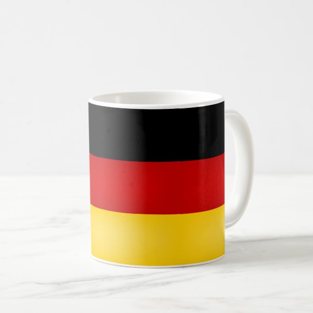 Caneca De Café Legal bandeira alemã (Frente Esquerda)