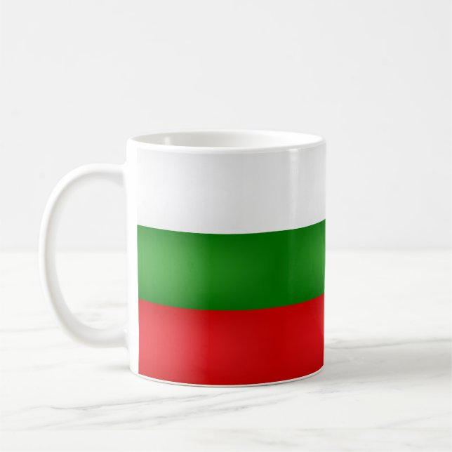 Caneca De Café Legal bandeira búlgara (Esquerda)