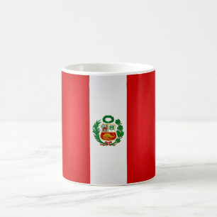 Caneca De Café Legal bandeira do Peru