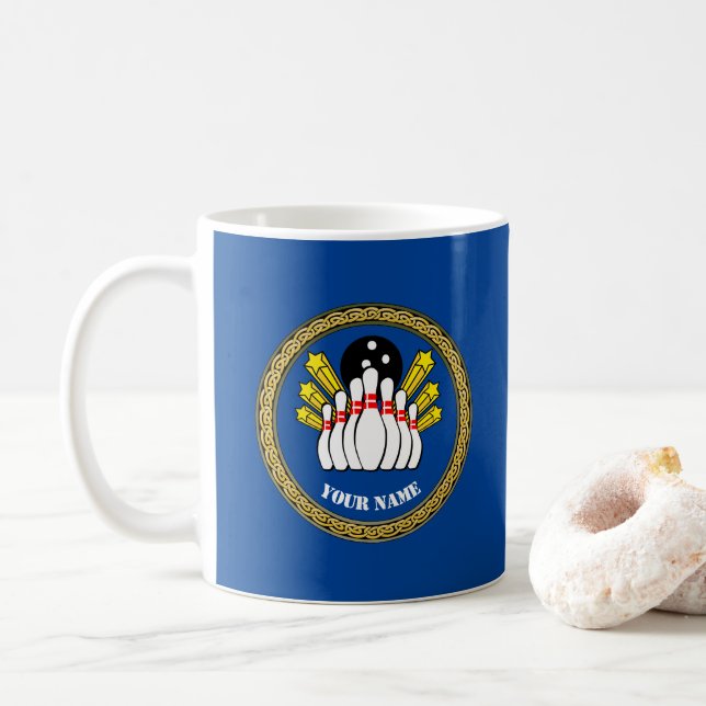 Caneca De Café LEGAL! Boliches Mug- Bolinho Personalizado - Adici (Com Donut)