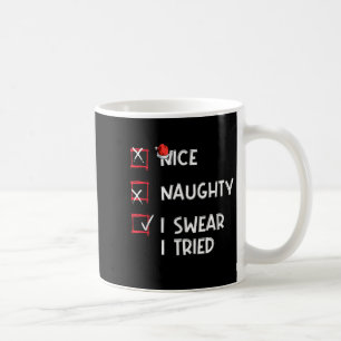 Caneca De Café Legal Bonito Eu Juro Que Tentei, Lista de Verifica