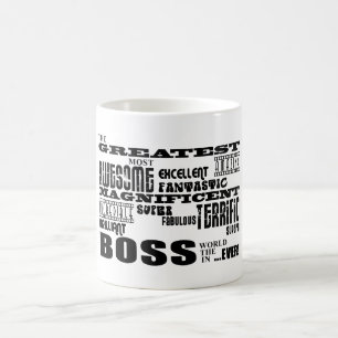 Caneca De Café Legal Chefe da Diversão Moderna : Chefe Maior