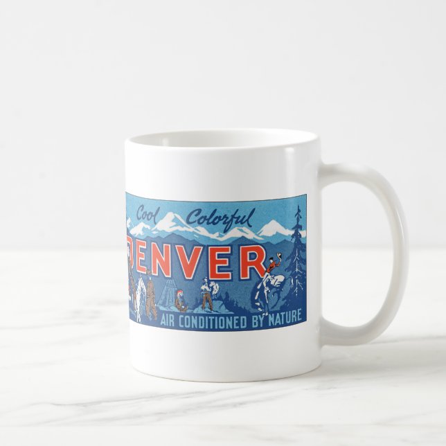 Caneca De Café Legal Colorida Denver (Direita)