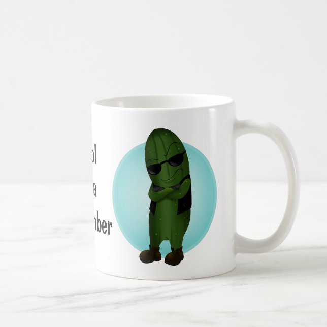 Caneca De Café Legal Como Um Pepino (Direita)