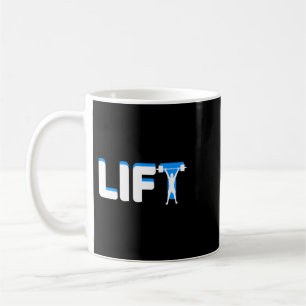 Caneca De Café Legal dizendo peso levantando Malhação de Dumbbell