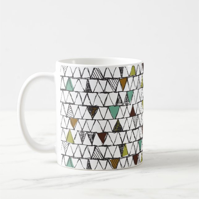 Caneca De Café Legal e moderado padrão sem descontinuidades de do (Esquerda)
