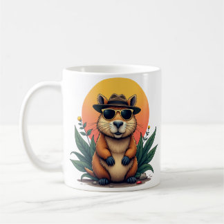 Caneca De Café Legal e Na moda Capybara