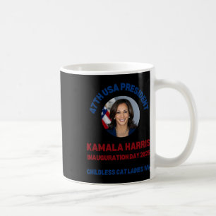 Caneca De Café Legal Kamala Harris 2024 Dia da Inauguração venceu
