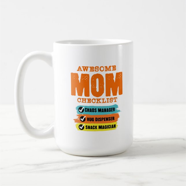 Caneca De Café Legal mãe incrível (Esquerda)