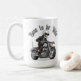 Caneca De Café Legal Osso do Esqueleto para ser selvagem dirigind