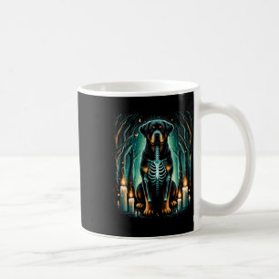 Caneca De Café Legal Rottweiler Cachorro Esqueleto Cachorro de Ha