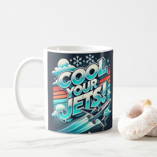 Caneca De Café Legal seus Jets (Com Donut)