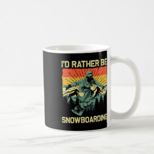 Caneca De Café Legal Snowboard Para Homens Mulheres A Passar Neve