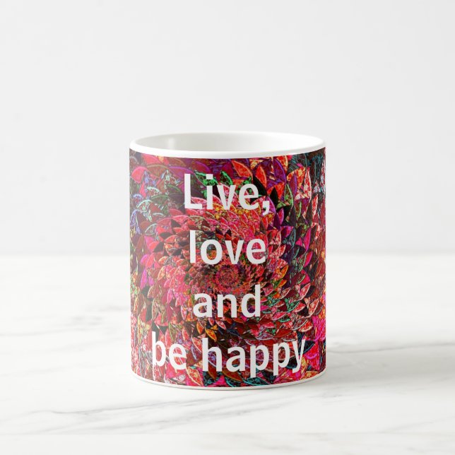 Caneca De Café Legal, surpreendente, Arco-Íris, com uma citação (Centro)