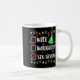 Caneca De Café Legal Travesso 67 Seis Sete Natal Divertido 6 7 Me