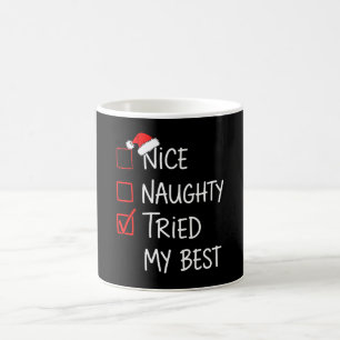 Caneca De Café Legal Travesso Tentei Fazer Meu Melhor Lista de Na