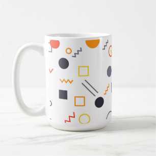 Caneca De Café Legal, única, moderna, ilustração de abstrato urba