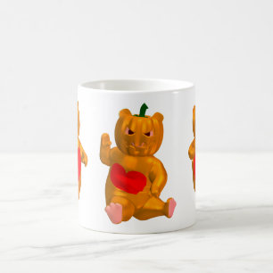 Caneca De Café Legal Urso de Halloween