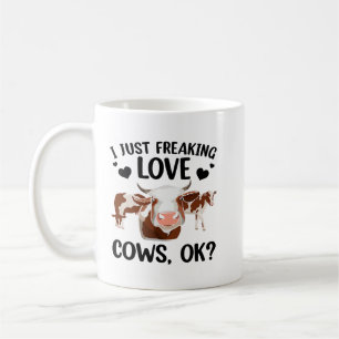 Caneca De Café Legal Vacas Para Homens Vaca Fome Farmante