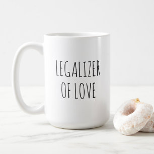 Caneca De Café Legalizer Do Amor Oficiante De Casamento Justiça P