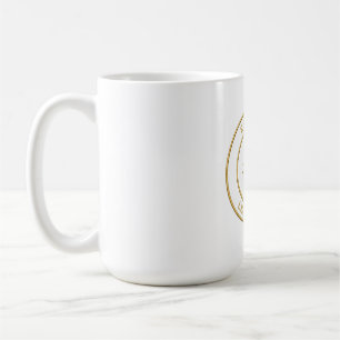 Caneca de Café Legend Club Lion Crown - Luxo Doura
