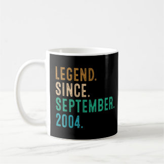 Caneca De Café Legenda De 18 Anos Desde Setembro De 2004 18º Bir