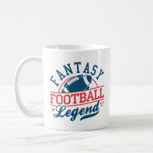 Caneca De Café Legenda de futebol fantasia