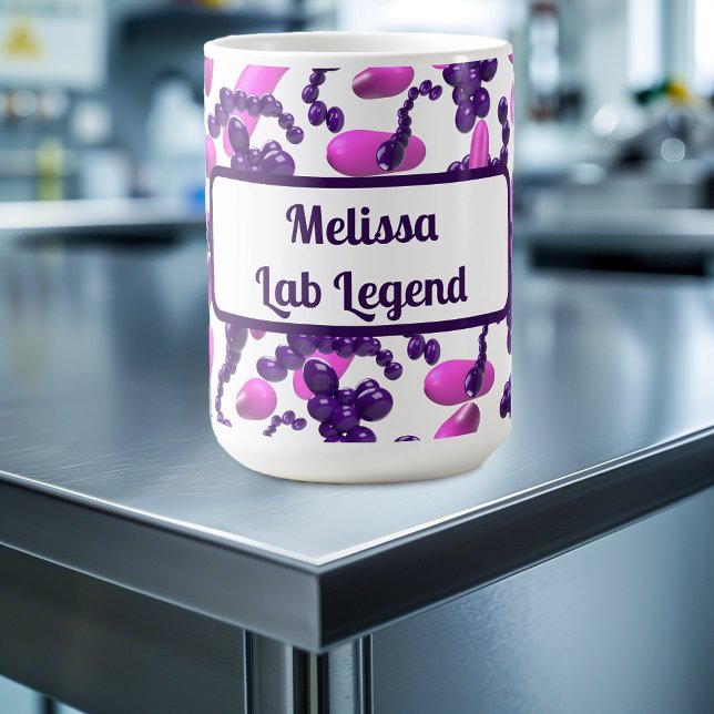 Caneca De Café Legenda do microlaboratório (Criador carregado)