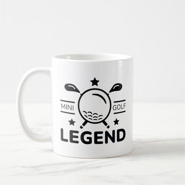Caneca De Café Legenda do Minigolf (Esquerda)
