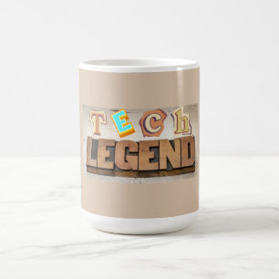 Caneca De Café Legenda técnica para programadores e solucionadore