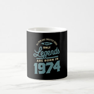 Caneca De Café Legendas Desde 1974 Presente de Aniversário