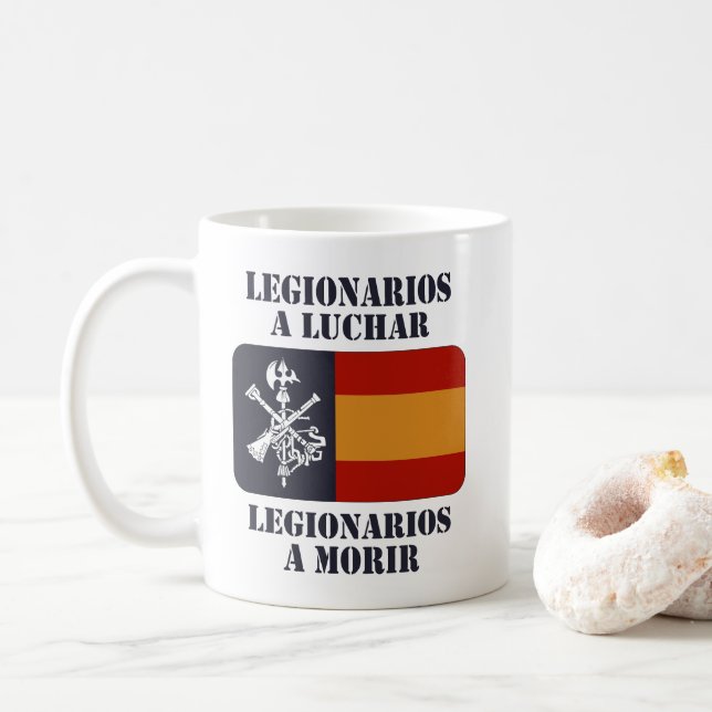 Caneca De Café Legionários a lutar 2 (Com Donut)
