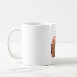 Caneca De Café Legumes Fofos Apoiam o Seu Produto Local