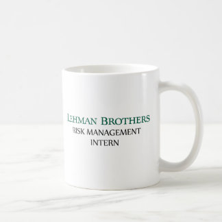 Caneca De Café Lehman Brothers Risk Management Internado Mugs