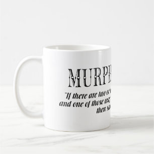 Caneca De Café Lei de Murphy