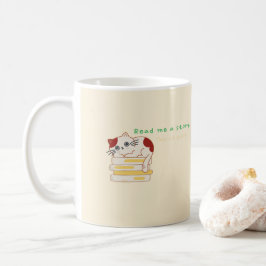 Caneca De Café Leia-Me Uma História | Aquela Gata De Gato