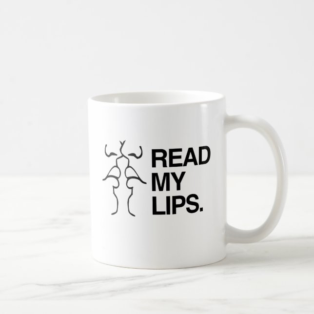 CANECA DE CAFÉ LEIA MEUS LÁBIOS (Direita)