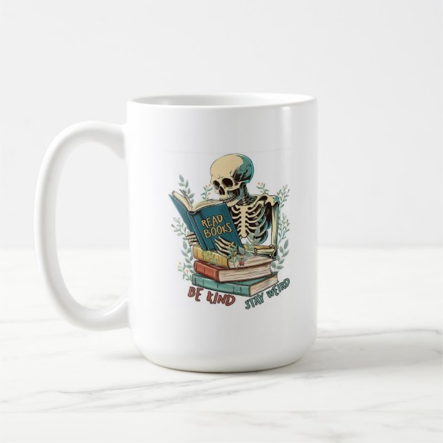 Caneca De Café Leia os livros (Esquerda)