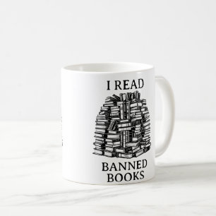Caneca De Café Leio Livros Banidos