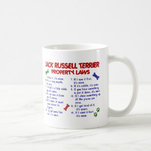 Caneca De Café Leis 2 da propriedade de RUSSELL TERRIER do JAQUE