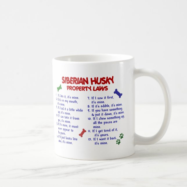 Caneca De Café Leis 2 da propriedade do ROUCO SIBERIAN (Direita)
