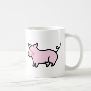 Caneca De Café Leitão bonito