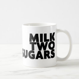 CANECA DE CAFÉ LEITE 2 AÇÚCARES