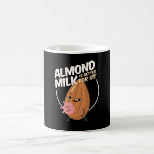 Caneca De Café Leite De Amêndoa Melhor Para O Leite Nos Vegetari